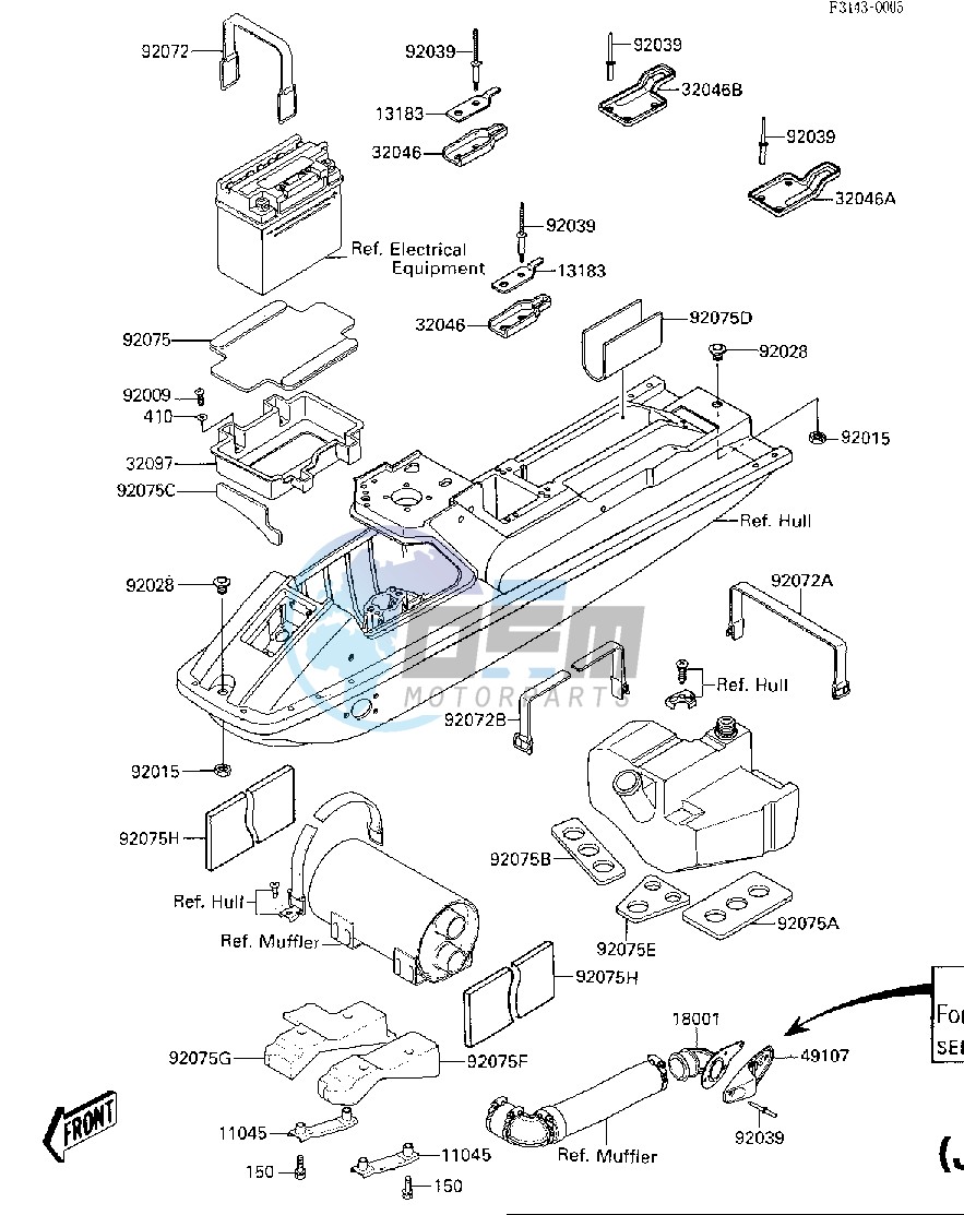 HULL FITTINGS -- JF650-A2- -