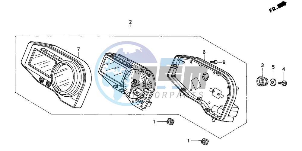 METER (CBR900RR2,3)