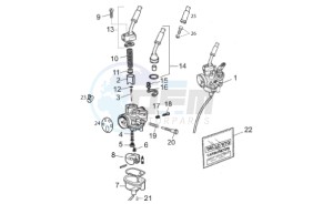 Off Road RX_50_ (CH, EU) drawing Carburettor