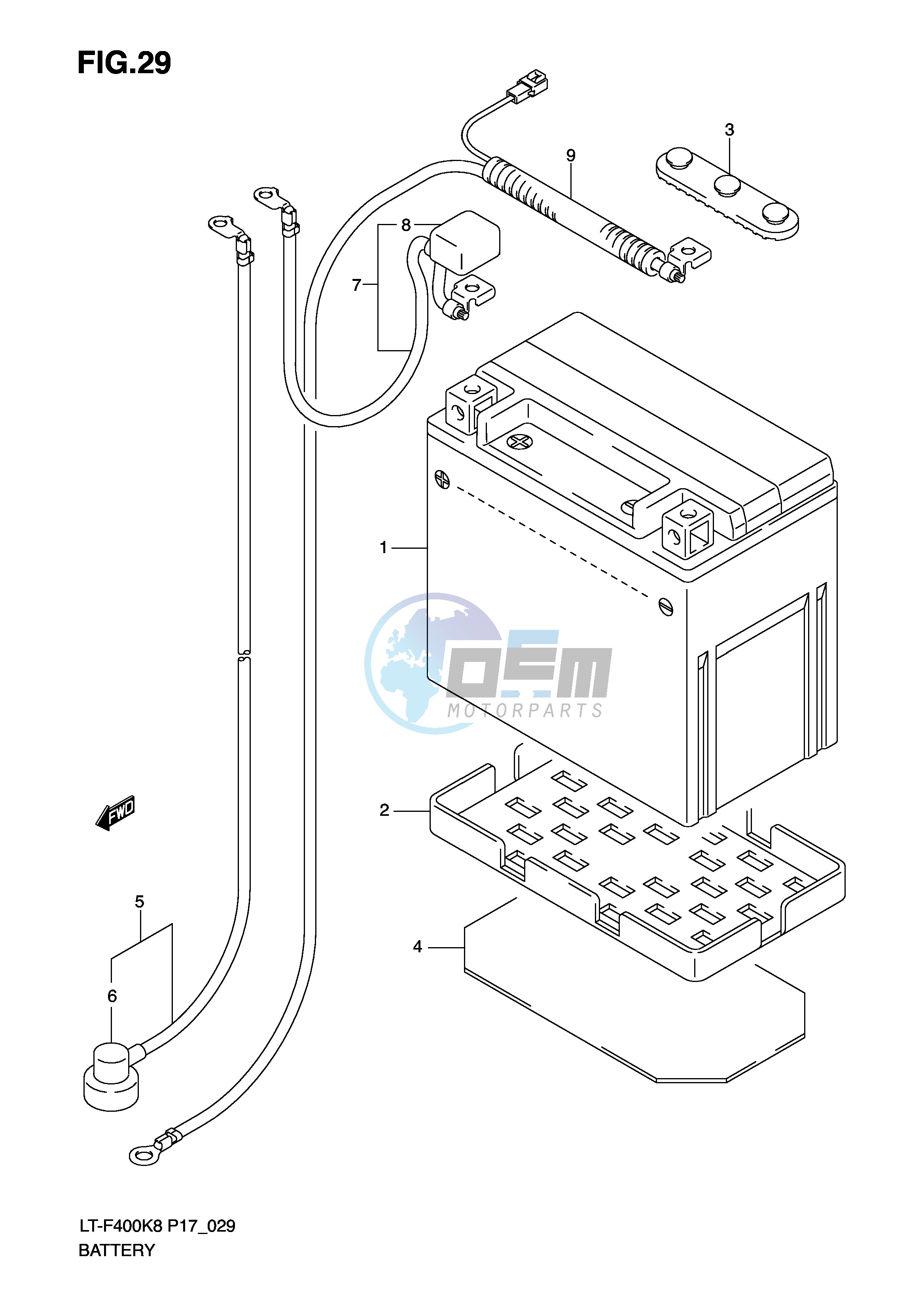 BATTERY (MODEL K8 K9)