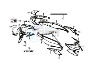 JET 14 45KMH 50 (L8) EU EURO4 drawing COWLING