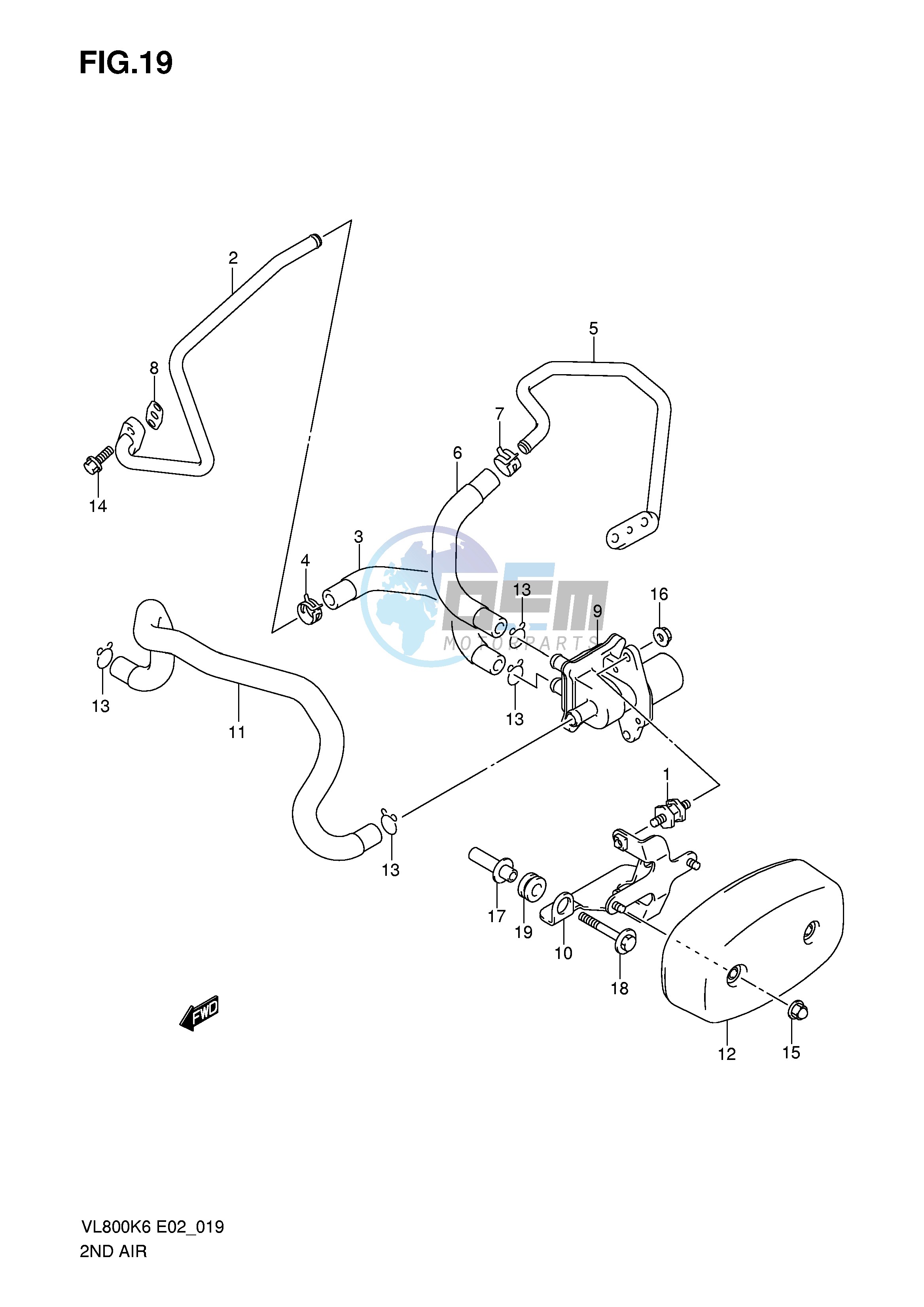 SECOND AIR (MODEL K6 K7 K8)