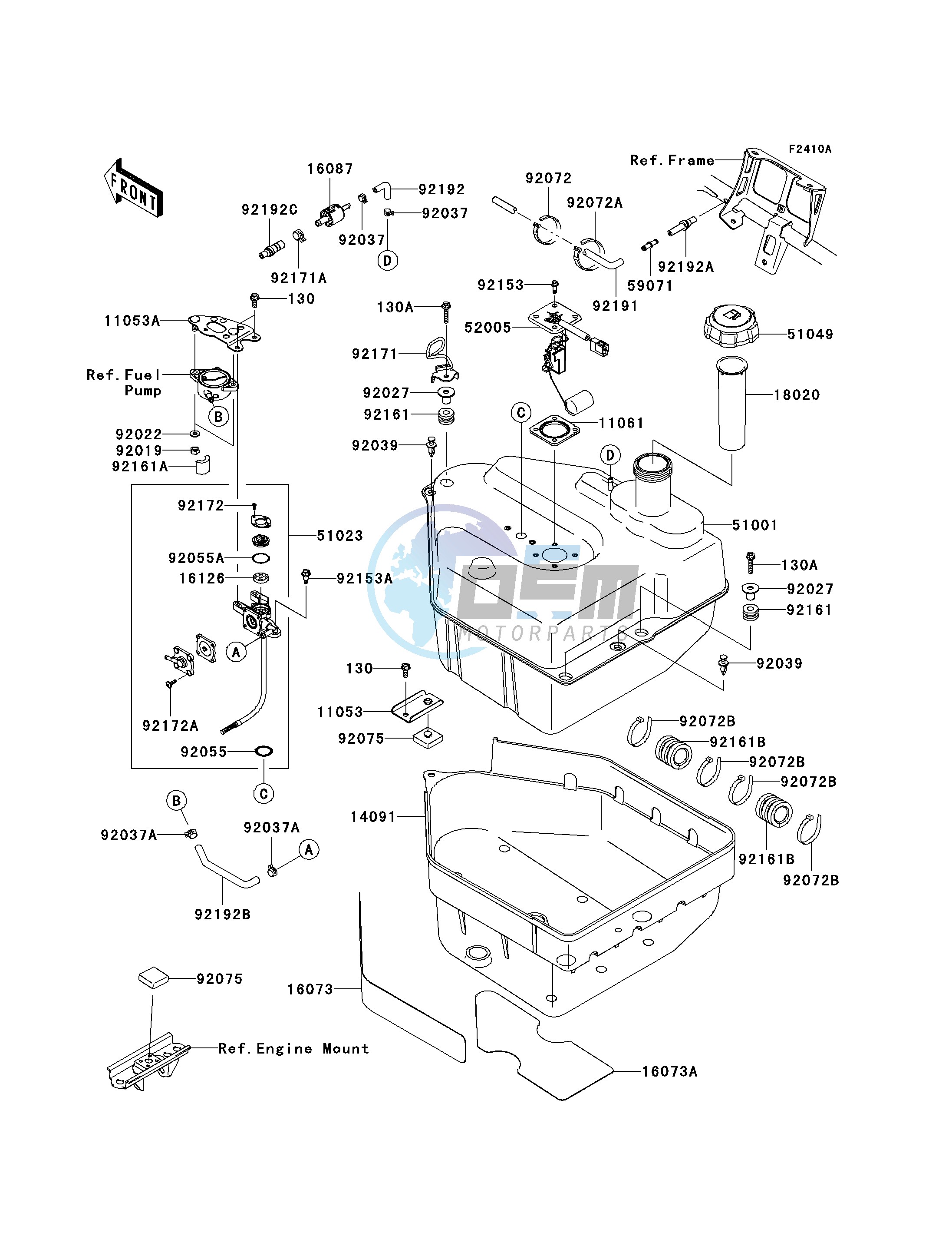 FUEL TANK -- A7F- -