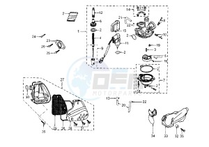 LOOXOR - 50 cc drawing CARBURETOR