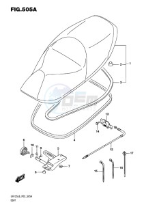 UH125 BURGMAN EU drawing SEAT