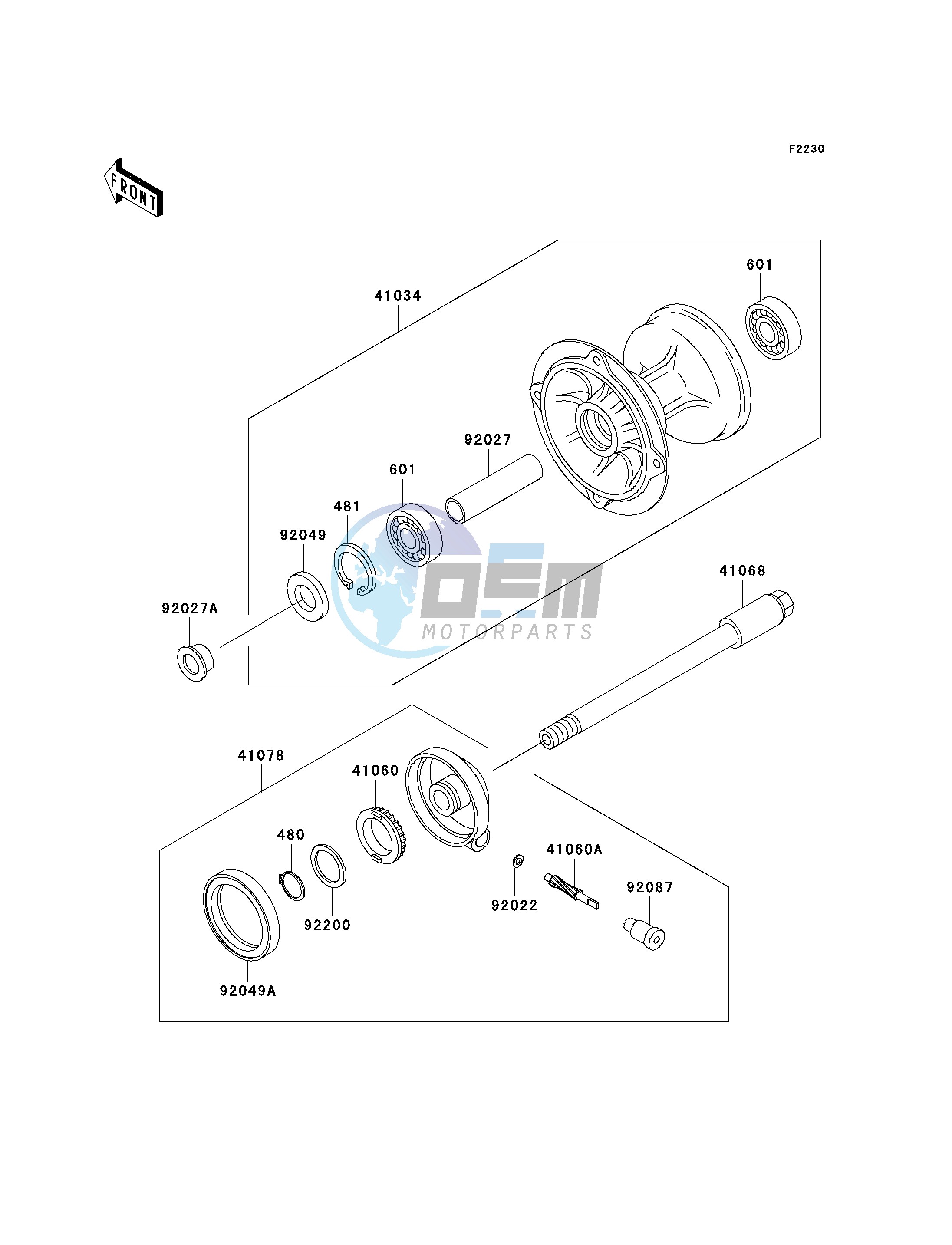 FRONT HUB