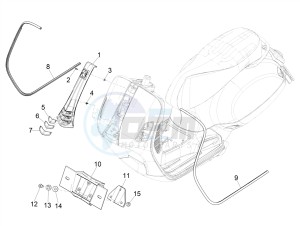 GTV 300 HPE SEI GIORNI IE E4 ABS (APAC) drawing Front shield