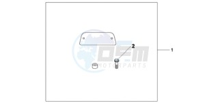 VT750CA9 Korea - (KO / ST) drawing CH BKRST PLATE(LO