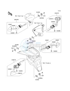 ZR 750 K [Z750S] (K1) K1 drawing TURN SIGNALS