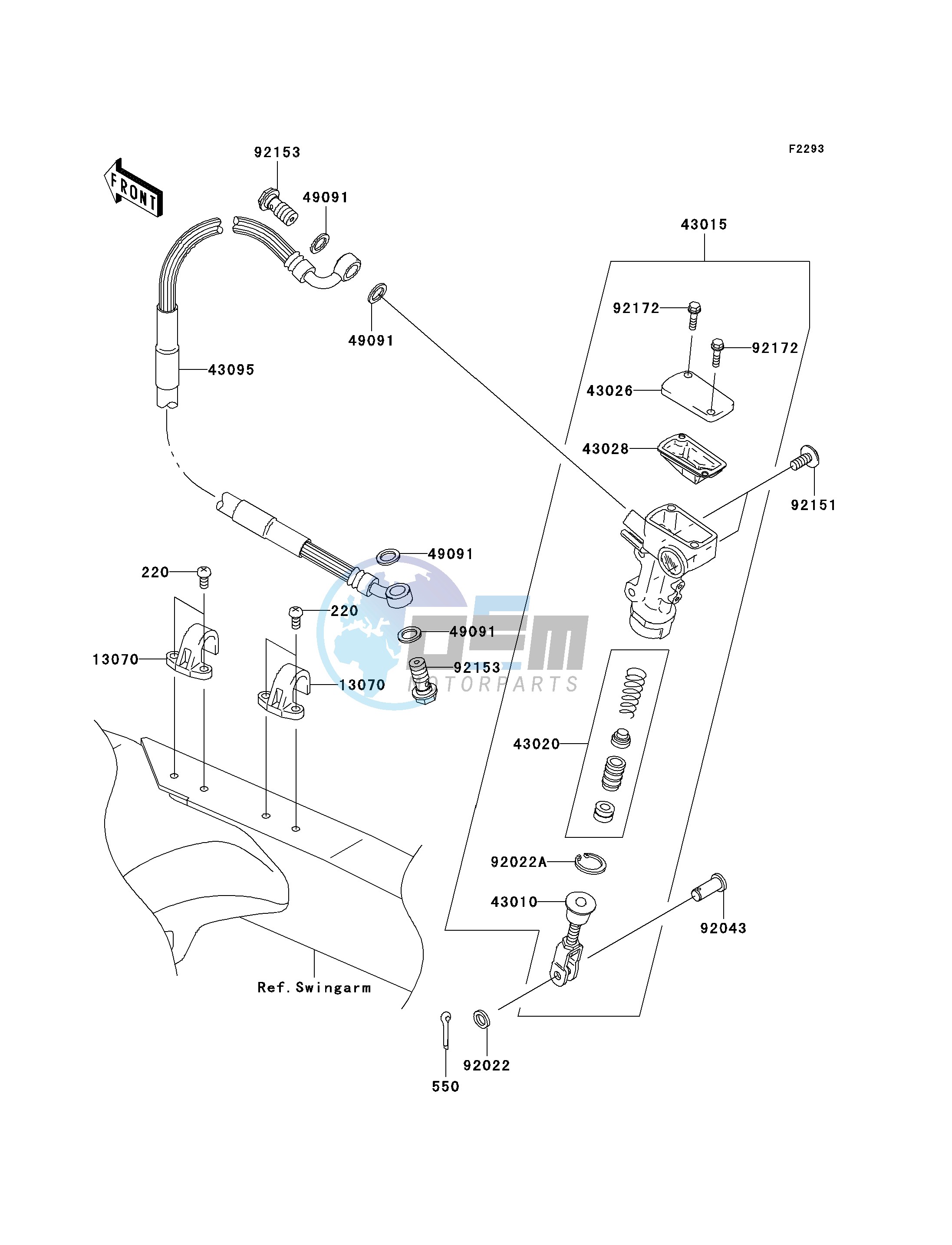 REAR MASTER CYLINDER