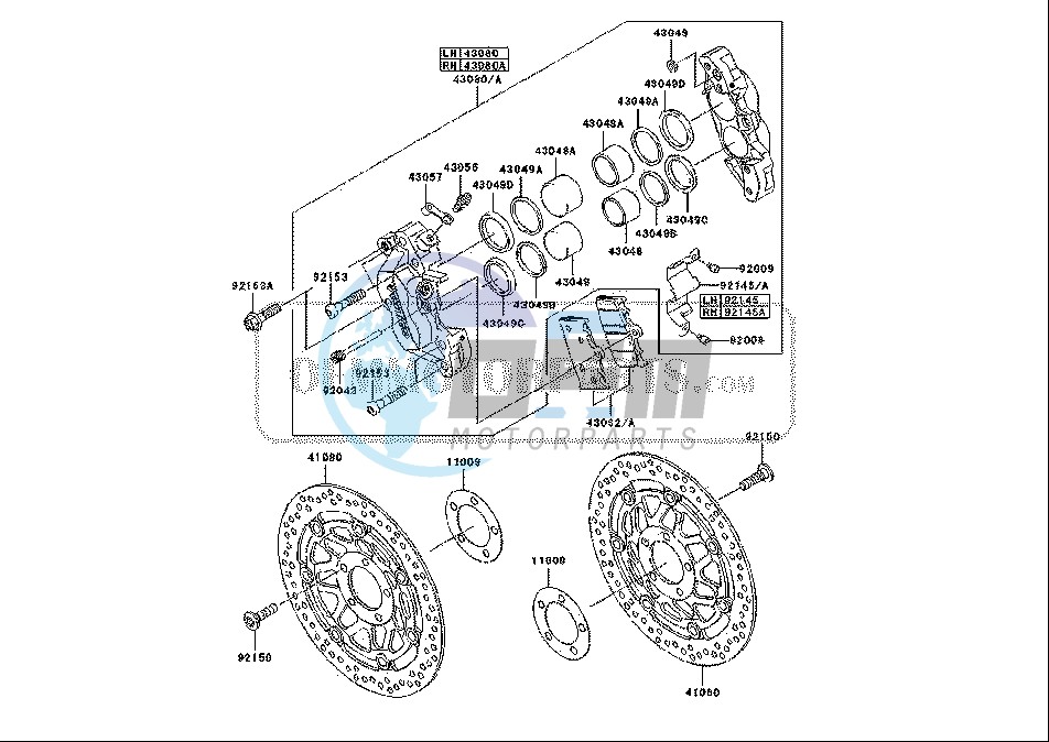 FRONT BRAKE CALIPER