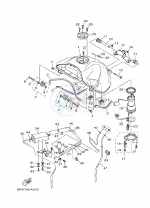 XT1200Z XT1200Z SUPER TENERE ABS (BP87) drawing FUEL