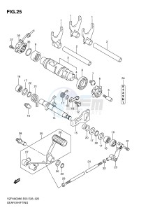 VZR1800 (E3-E28) INTRUDER drawing GEAR SHIFTING