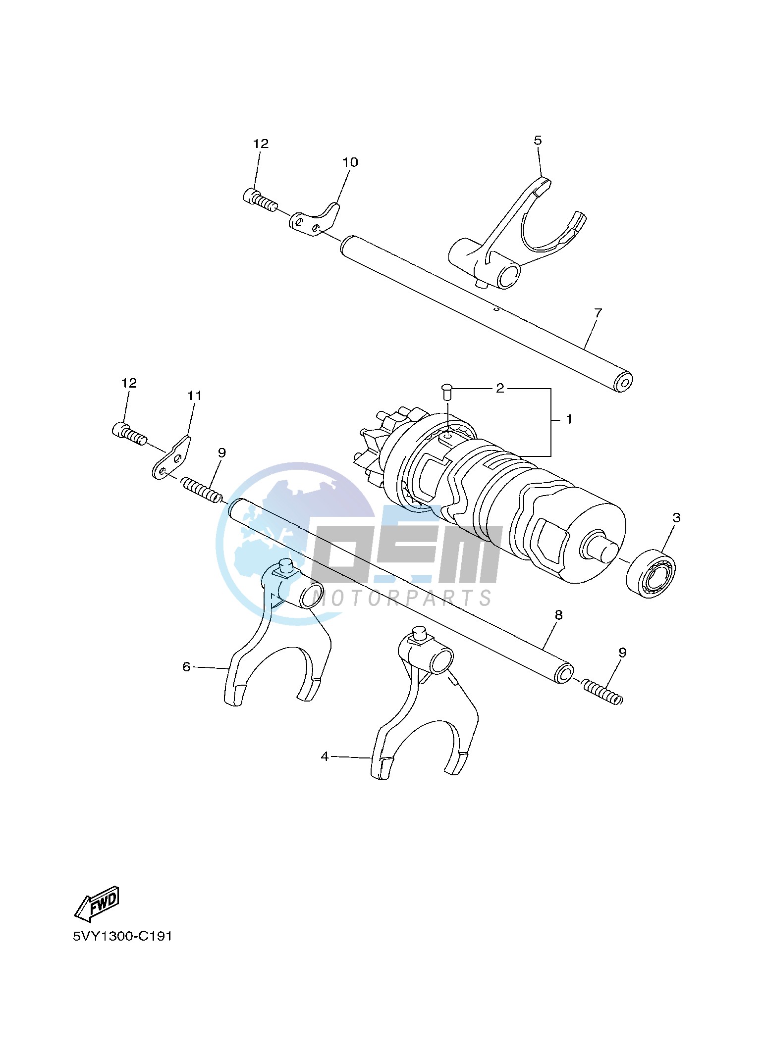 SHIFT CAM & FORK