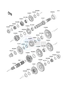 ZX 600 R [NINJA ZX-6R MONSTER ENERGY] (R9FA) R9FA drawing TRANSMISSION