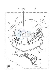 F15AMHL drawing FAIRING-UPPER