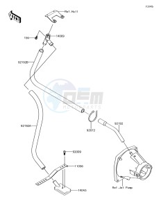 JET SKI ULTRA 310R JT1500NEF EU drawing Bilge System