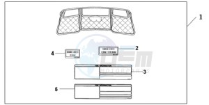 GL18009 Korea - (KO / AB) drawing INNER TRUNK LID ORG