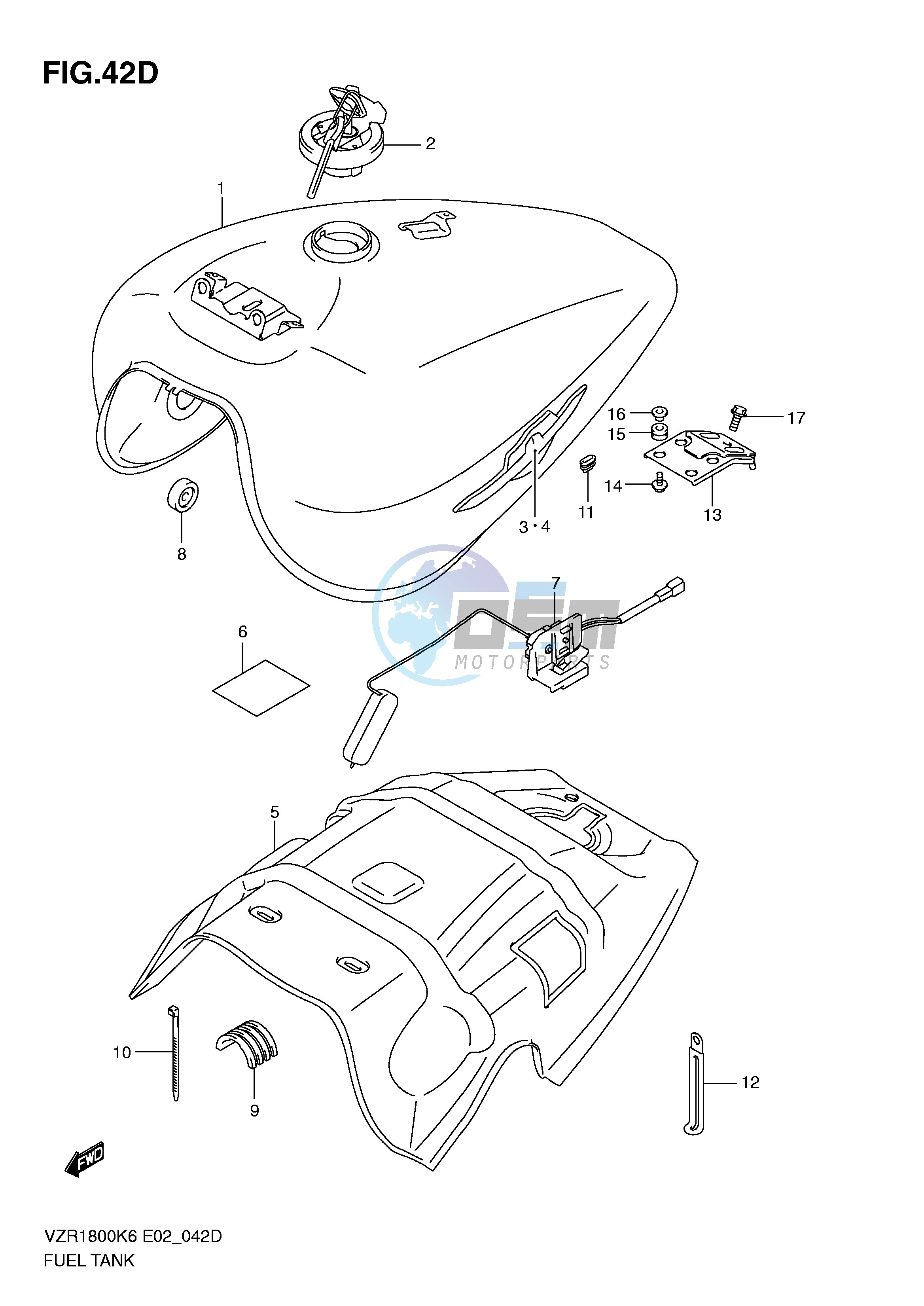 FUEL TANK (VZR1800L0 UFL0)