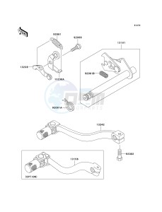 KX 65 A [KX65 MONSTER ENERGY] (A6F - A9FA) A7F drawing GEAR CHANGE MECHANISM