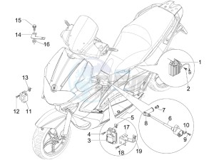 Runner 125 ST 4T E3 (EMEA) drawing Voltage Regulators - Electronic Control Units (ecu) - H.T. Coil