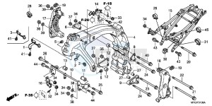 CB600FB drawing FRAME BODY