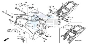 CBR1000RA9 France - (F / ABS CMF MME) drawing FRAME BODY