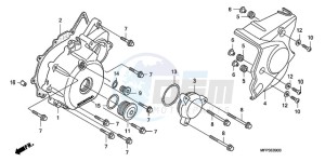 CB13009 BR / MME - (BR / MME) drawing LEFT CRANKCASE COVER