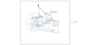 VT750DC SHADOW drawing MAINTENANCE STAND