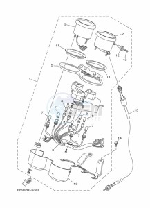 YBR125E (BN9J) drawing METER