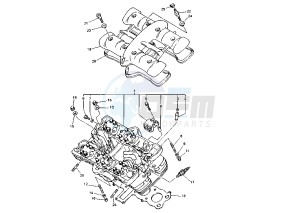 XJ N 600 drawing CYLINDER HEAD