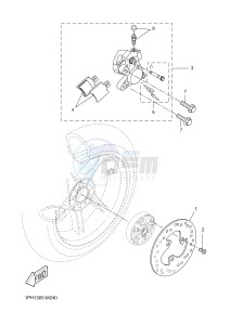 NS50 NITRO (1PH2) drawing REAR BRAKE CALIPER