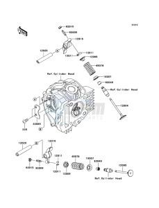 KLX110 KLX110A7F EU drawing Valve(s)