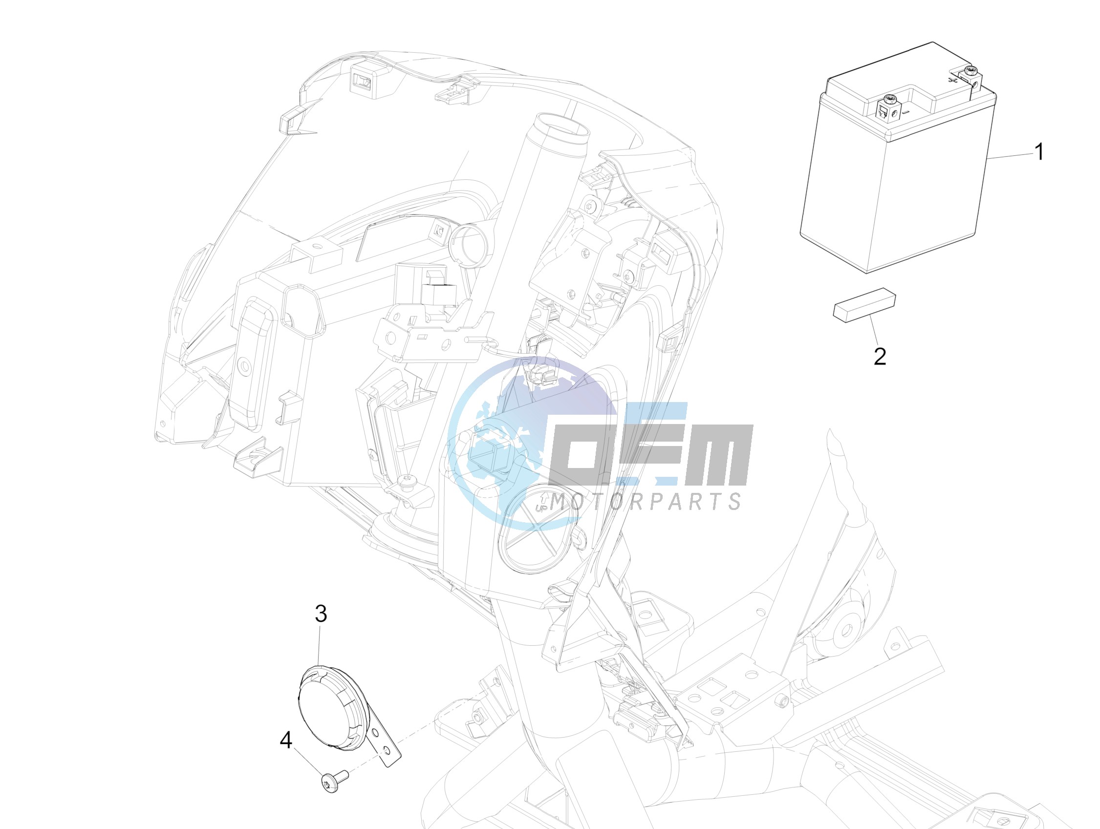 Remote control switches - Battery - Horn