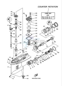 L200AETX drawing LOWER-CASING-x-DRIVE-3