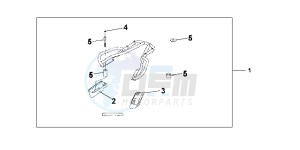 CBF1000FAB drawing REAR CARRIER