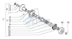 NRG 50 power DT drawing Driven pulley