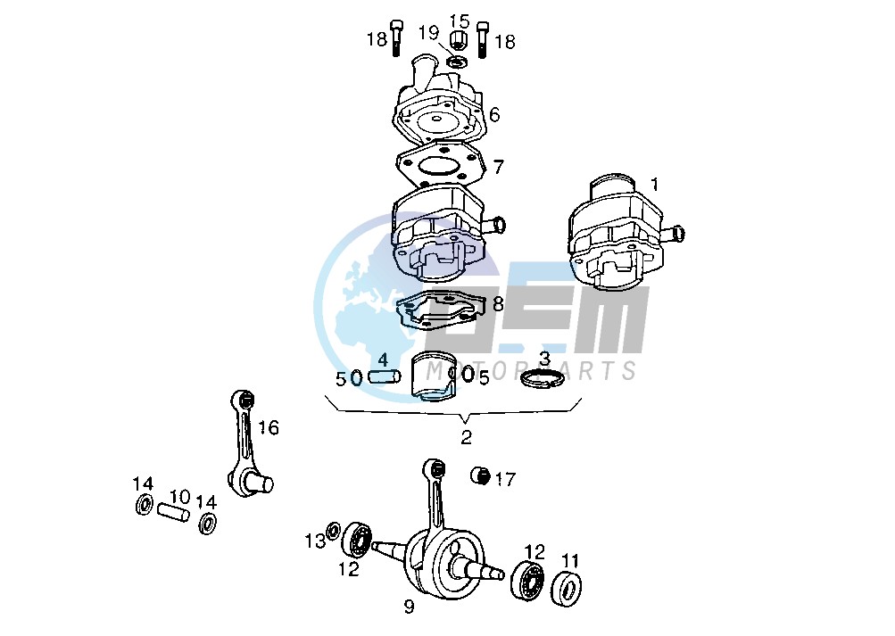 CRANKSHAFT-CYLINDER