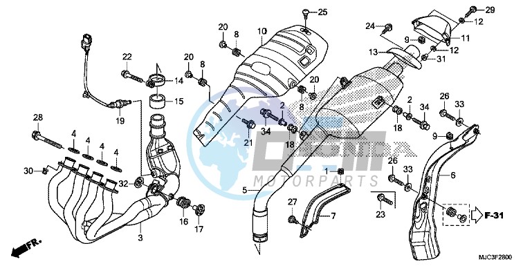 EXHAUST MUFFLER