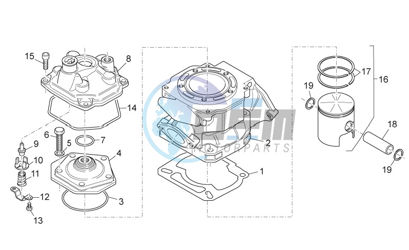 Cylinder - Head - Piston