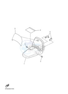 PW50 (2SA5 2SA6) drawing FRONT FENDER