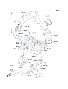 KSF 80 A [KFX80] (A6F) A6F drawing COOLING