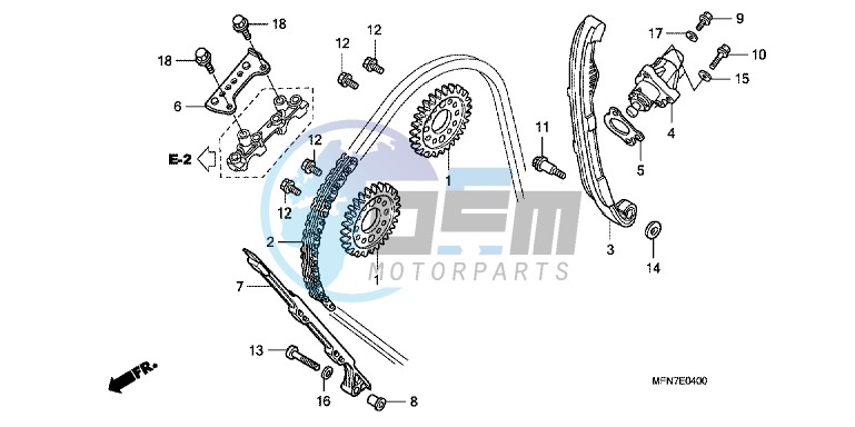 CAM CHAIN/ TENSIONER