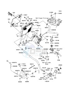 KVF750_4X4 KVF750D8F EU GB drawing Radiator