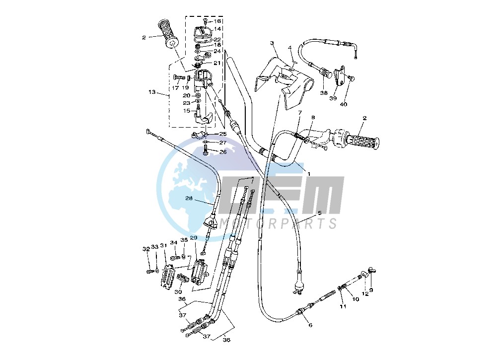 STEERING HANDLE -CABLE