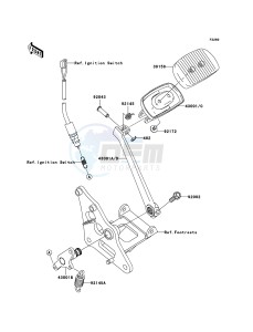 VN900_CLASSIC VN900BBFA GB XX (EU ME A(FRICA) drawing Brake Pedal