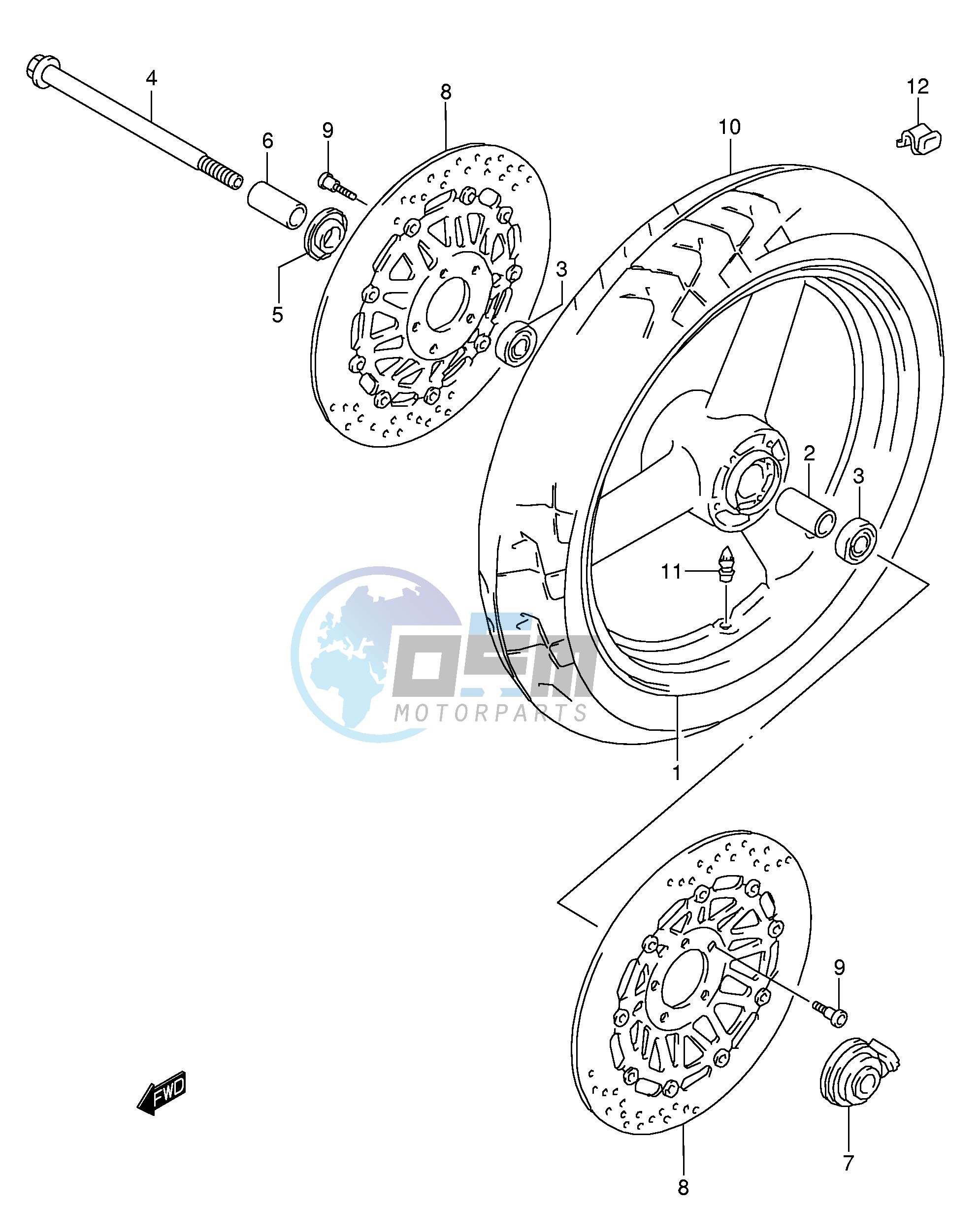 FRONT WHEEL