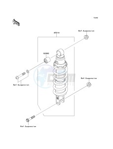 ZR 750 L [Z750 EU] (L7F-L8F) L7F drawing SHOCK ABSORBER-- S- -