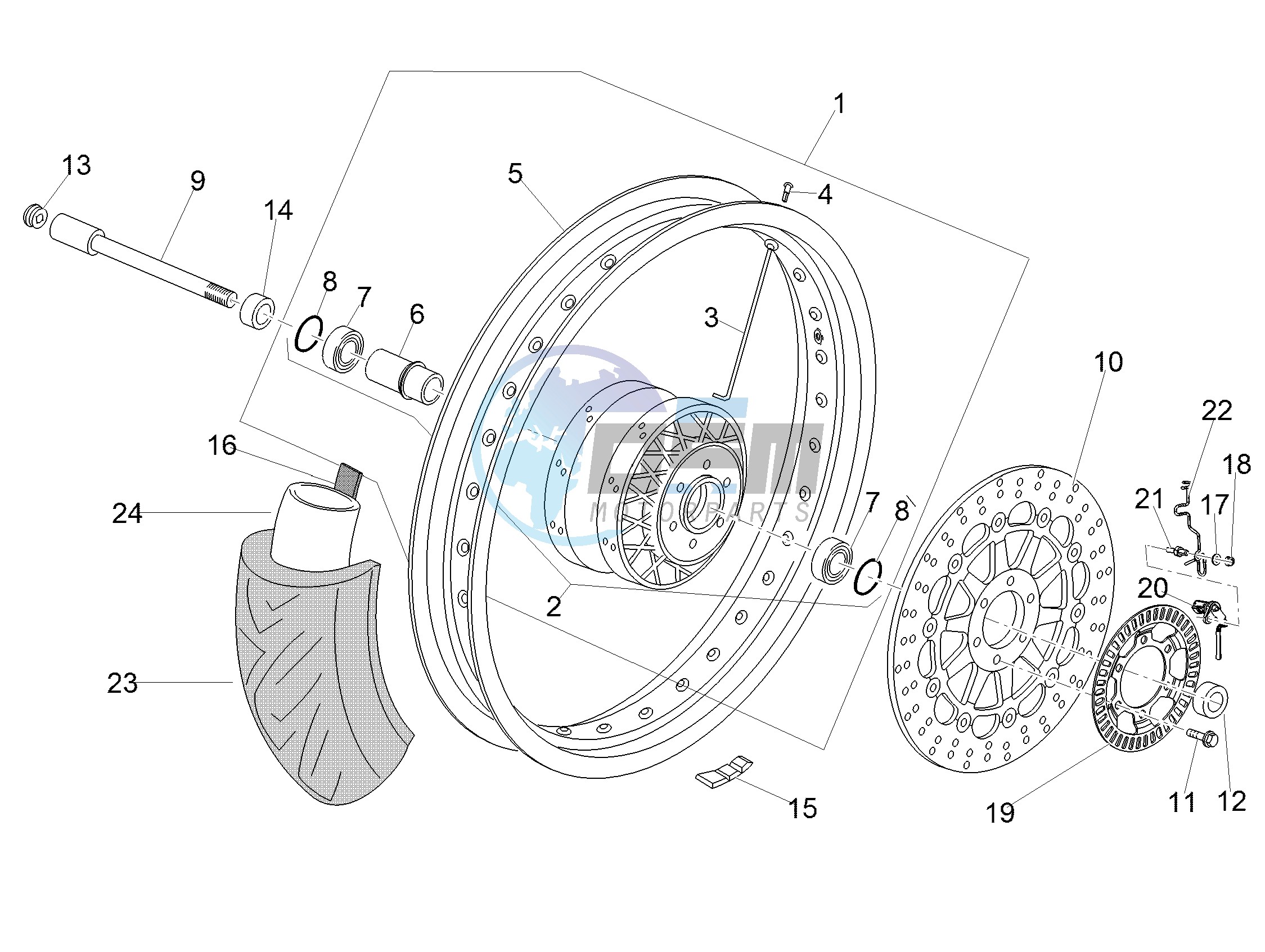 Front wheel