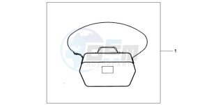 CBF1000T9 UK - (E / ABS MKH) drawing INNERBAG TOPBOX